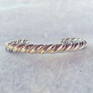 Twisted Rope Sterling Bracelet
